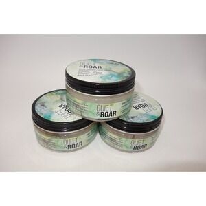3 Pack Quiet & Roar Lemon Blossom Mint Scent Body Scrub & Essential Oils 8 oz